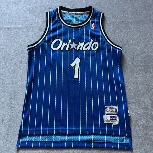 NBA Tops - Orlando Magic Penny Hardaway Jersey Adult S/Youth L Blue HWC NBA 1994-1995 NEW